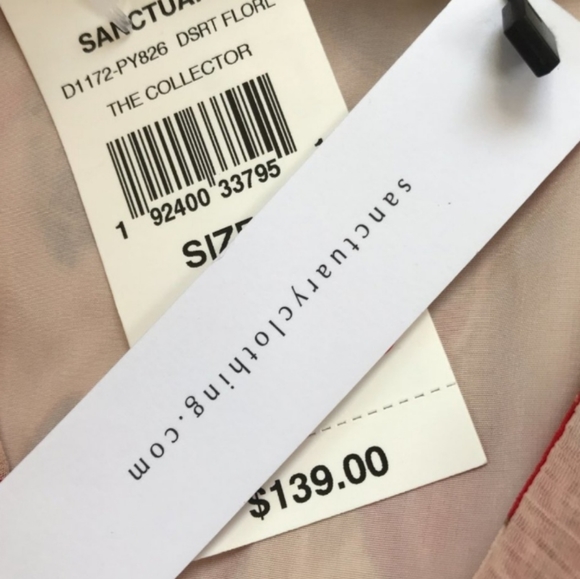 Sanctuary - Jolynn Wrap Midi Dress in Desert Floral Size 4 - Picture 14 of 14